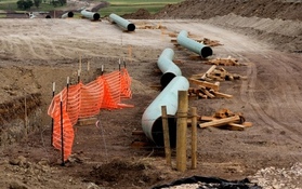 The Dakota Access pipeline is to carry oil from North Dakota to Illinois, cutting through 18 Iowa counties. (Lars Ploughman/Flickr)