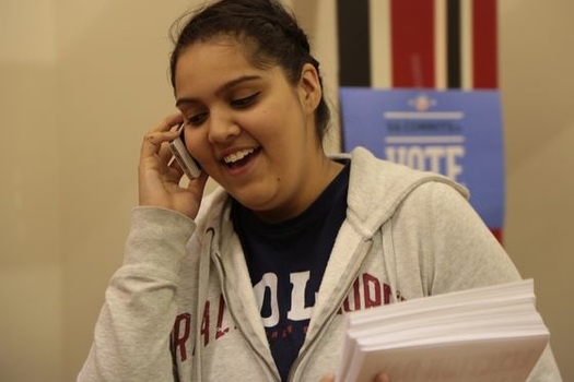 Photo: Volunteer calls Florida voters. Courtesy: Barack Obama Campaign