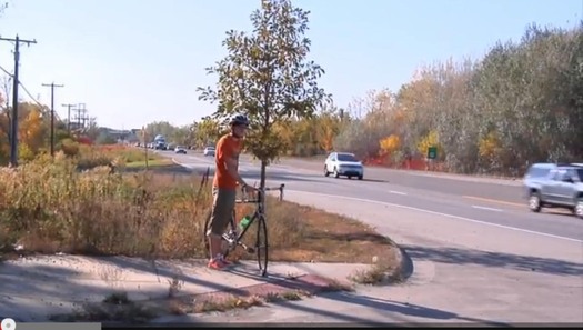 PHOTO: A bill to be introduced in the 2013 Legislature aims to fund projects that will help kids be able to walk or bike safely to school. Courtesy American Heart Association of Minnesota.