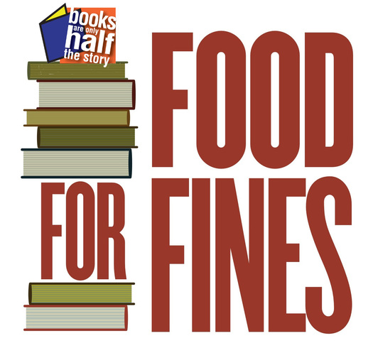 GRAPHIC: Patrons with fines for overdue library books at the Nashville Public Library can reduce the amount owned by $1 for each canned or packaged food item donated through January 20th. Courtesy of Nashville Public Library.