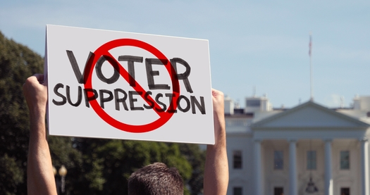Since the 2020 election, at least 19 states have passed 34 laws restrict�ing access to voting, according to the Brennan Center For Justice. (Orlowiski Designs/Adobe Stock)