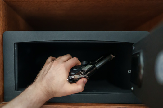 Researchers with the Johns Hopkins Center for Gun Violence Solutions say safe storage of firearms is a good way to prevent suicides, especially when adolescents are in the home. (Adobe Stock)
