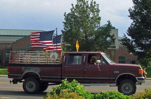 PHOTO: Along with picnics and fireworks, Montanans are encouraged to display an American flag for the Fourth of July holiday. Photo credit: Deborah C. Smith.