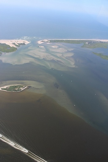 PHOTO: While Long Islanders were able to avoid high surf at bay-side beaches over the 4th of July holiday, brown tides remain a persistent problem. Photo courtesy: The Nature Conservancy of Long Island.