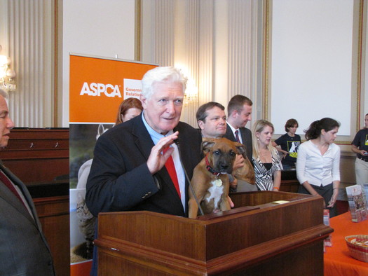 PHOTO Rep. Jim Moran is co-chair of the Animal Welfare Caucus, and says the testing of cosmetics on animals is no longer needed. Photo courtesy of Rep. Jim Moran.