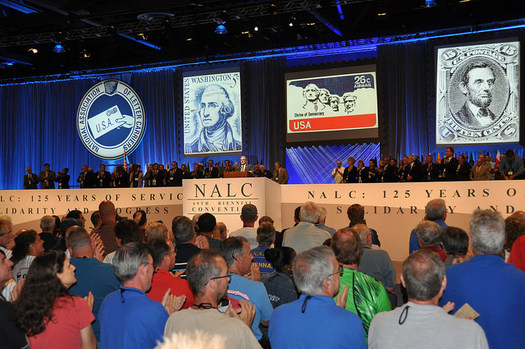 PHOTO: The National Association of Letter Carriers meets every other year. At this week's meeting in Philadelphia, members discussed possibilities for modernizing the U.S. Postal Service and avoiding service cutbacks.  Photo credit: Michael Shea, National Assn. of Letter Carriers