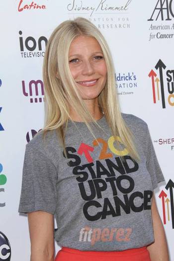 PHOTO: Gwyneth Paltrow is involved again in this year's nationally-televised fundraiser for cancer research, which will air this Friday. Paltrow's father lost his life to cancer. Wisconsin is one of the national leaders in organizing watch parties for the telethon. Photo courtesy of Stand Up to Cancer.