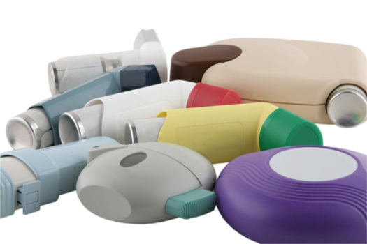 PHOTO: Rescue inhalers are an important part of the life of a child with asthma. The American Lung Association says it's important to have an asthma action plan for your school-age child, and to discuss it with the school nurse. (Photo courtesy of American Lung Association)