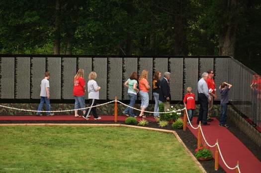 PHOTO: The public is invited to view The Moving Wall and pay tribute to the lives lost in Vietnam as the exhibit comes to Michigan this week. Photo courtesy of The Moving Wall Museum foundation. 