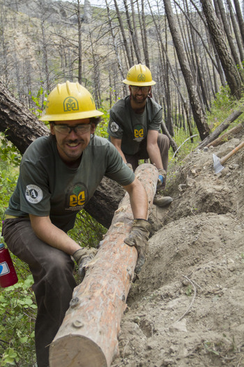 PHOTO: Two trail-clearing and maintenance projects are scheduled in the Selway Bitterroot Wilderness this fall, as part of the 50th anniversary celebration of the Wilderness Act. Photo credit: Kyle Martens, Montana Conservation Corps