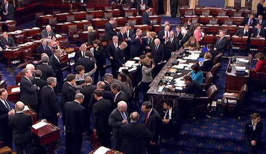 PHOTO: The U.S. Senate is expected to vote today on a proposed constitutional amendment that would help take big money out of politics. Photo credit: U.S. Senator Dick Durbin.