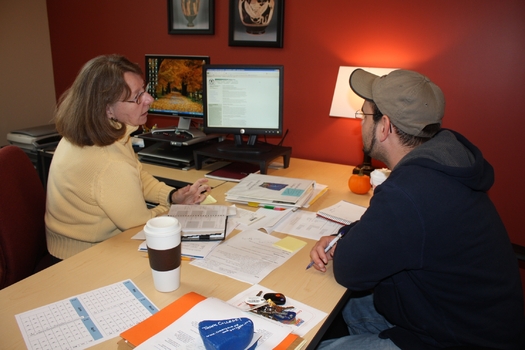 PHOTO: Joan Macri is Associate Director of College for ME-Androscoggin, one of the institutions administering scholarships for adults seeking college degrees under a new program from the Maine Community Foundation. Photo courtesy College for ME-Androscoggin.