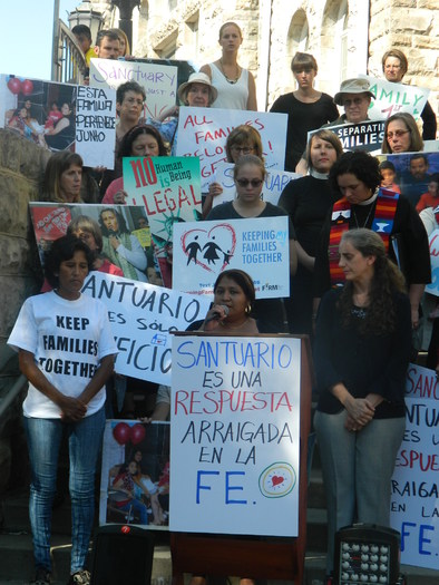 PHOTO: Colorado immigrants and faith groups are working together to form the Metro Denver Sanctuary Coalition, to help offer respite to people facing deportation. Photo courtesy of American Friends Service Committee.