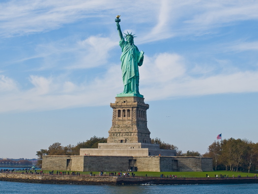 PHOTO: As the nation celebrates Welcoming Week, New York faith leaders say residents need to heed the inscription on the Statue of Liberty as Long Island and the nation cope with thousands of undocumented children. Photo credit: Wikimedia Commons.