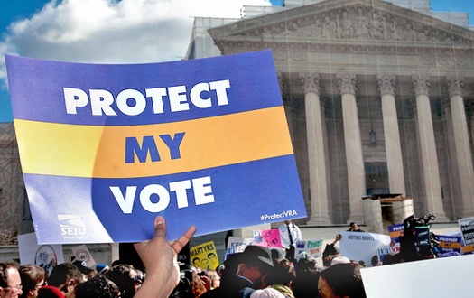 PHOTO: The outcome of the Fourth Circuit Court of Appeals hearing in Charlotte could impact North Carolina's November elections. Photo courtesy: Southern Coalition for Social Justice 