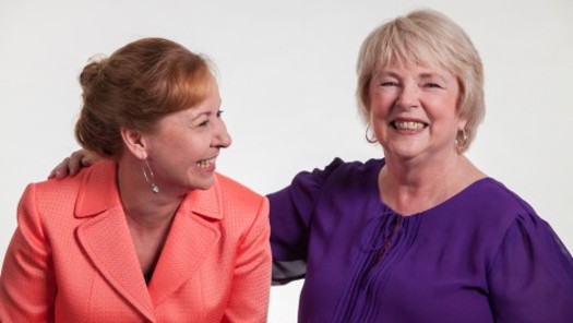 PHOTO: Sharing a politically notorious last name has given Karen, left, and Joyce Koch an unexpected push into the spotlight as spokeswomen for working class families. Photo courtesy of the Koch Sisters.