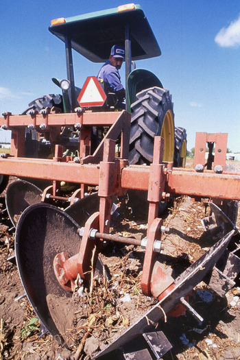 PHOTO: Farming can be a hazardous profession, but an annual report from Purdue University finds a continued downward trend in fatal accidents on Indiana farms. Photo credit: Jack Dykinga, U.S.Dept. of Agriculture.