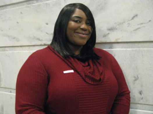 PHOTO: Shreevia Brown is one of hundreds of students taking advantage of a new effort to bring more financial and domestic-violence support services to community college students across Kentucky. Photo courtesy Michele Fiore.