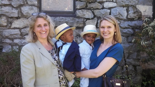 Photo: Attorney Annika Brock and her partner Elaine Potter of Asheville were married last year in Vermont, but say they are looking forward to having their marriage recognized by their home state. Photo courtesy: Annika Brock.