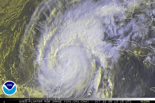 PHOTO: Hurricane Wilma, the last significant hurricane to hit Florida's coast, struck in October 2005. Image courtesy: NOAA