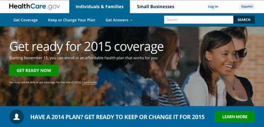PHOTO: While online enrollment for health care plans is convenient, studies indicate that people navigating the insurance world for the first time tend to do better and make better decisions with in-person assistance. Image courtesy of HealthCare.gov. 