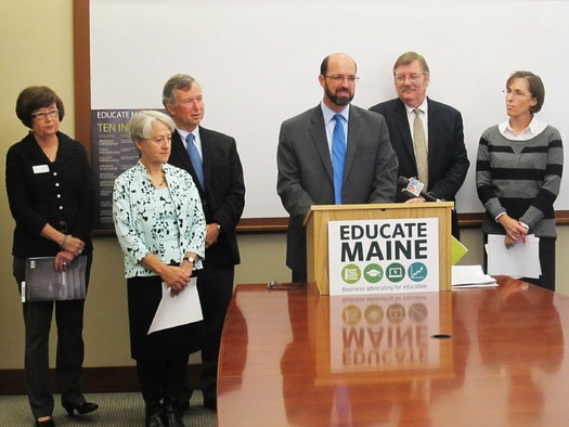 PHOTO: Educate Maine, a group of business leaders, has issued its annual report of 10 indicators it believes best measure Maines educational performance -- and 10 goals for 5 years from now. Photo courtesy of Educate Maine.