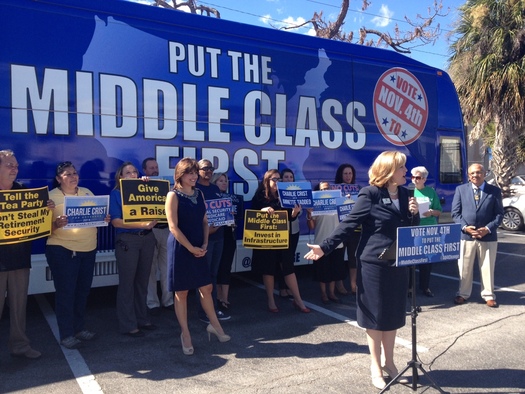 PHOTO: A series of events called Put the Middle Class First is coming to West Virginia this week. Photos of a past rally courtesy of Put the Middle Class First.