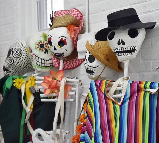 Day of the Dead celebrations include puppets and remembrance.  Courtesy: Unidad Latinos en Accion 