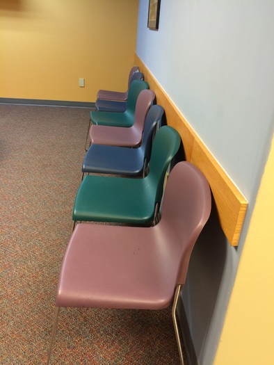 PHOTO: No waiting in the waiting room? Fewer Illinois children may be able to get to the doctor's office, as a new report finds the state has slipped in its efforts to get them covered by health insurance. Photo credit: M. Kuhlman.