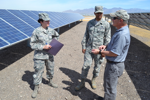 PHOTO: Advocates say many veterans enter the job market with renewable energy experience and a new Environmental Entrepreneurs report finds Connecticut in the top 10 states for attracting those jobs. Courtesy: P. Benzak, E2. 