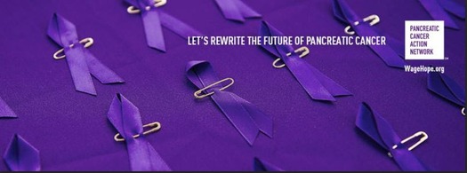 PHOTO: People around the world are building awareness of pancreatic cancer, one of the deadliest forms of the disease, by wearing purple today. Photo courtesy of Pancreatic Cancer Action Network.