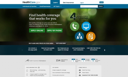 PHOTO: Indiana residents will have more insurance choices as the second enrollment period for private health insurance under the Affordable Care Act begins Saturday. It runs through Feb. 15. Photo courtesy of healthcare.gov.