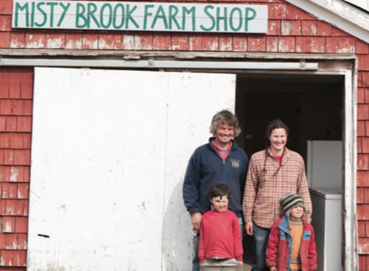 PHOTO: The Holmes Family of Misty Brook Farm, a Buy/Protect/Sell Project in Albion, was helped by Maine Community Foundation’s $1 million loan to Maine Farmland Trust. Photo credit: Greta Rybus/Maine Farmland Trust. 