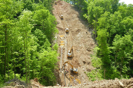 PHOTO: Legal experts say landowners on the route of proposed natural gas pipelines in Virginia and elsewhere in the Appalachians have a strong legal basis for denying pipeline companies permission to survey on their land. Photo credit: Virginia Wilderness Committee.
