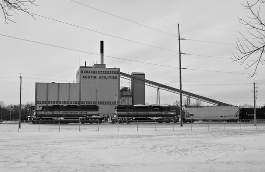 PHOTO: Operated as a coal plant for decades, this facility in Austin, Minn., was converted to burn natural gas as Minnesota has moved to limit pollution in recent years. Photo credit: Jerry Huddleston/Flickr.