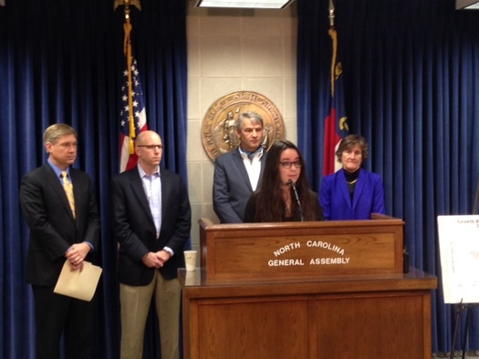 PHOTO: On Thursday, Environment North Carolina released a report outlining the reasons North Carolina should continue its brisk pace for solar-energy development, and generate 20 percent of its power from solar by 2030. Photo courtesy of Environment North Carolina.