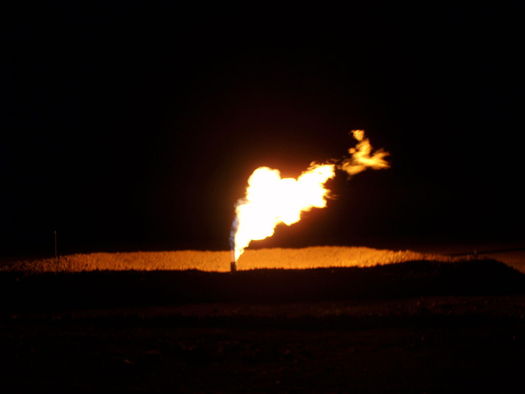 PHOTO: A new report says Wyoming needs to do more to prevent the burning off of natural gas resources. Credit: Joshua Doubek/Wikimedia Commons