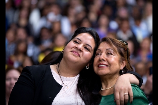 PHOTO: Audience members react to President Obama's speech highlighting his executive actions on immigration. New York immigrants' advocates say will bring tens of thousands out of the shadows. Photo credit: Pete Souza, The White House.