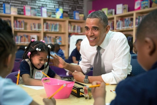 PHOTO: Children will be the big winners in President Barack Obama's executive action delaying the deportation of parents who are unauthorized immigrants, says the NEA of New Mexico. Photo courtesy of the White House.