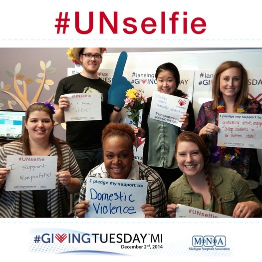 PHOTO: Along with making charitable donations, those who participate in #GivingTuesday are encouraged to post photos dubbed 