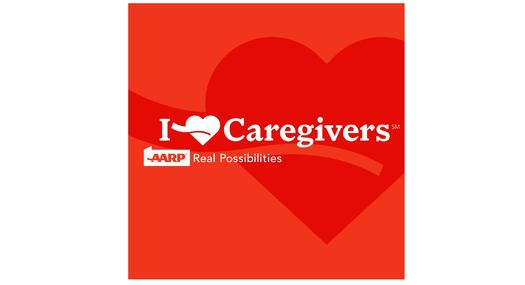 GRAPHIC: AARP is calling on Virginians to recognize and support the contributions of unpaid family caregivers. The logo of AARP's AARP.org/iheartcaregivers website courtesy of the organization.