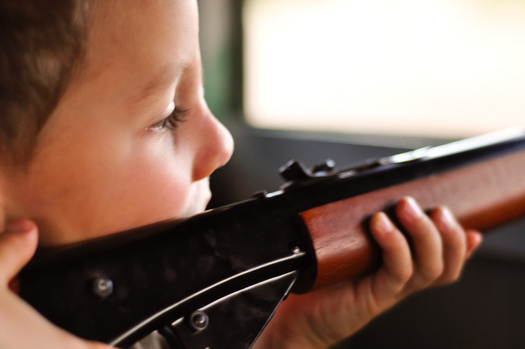 PHOTO: Toy guns are the most often cited culprits when it comes to toys and childhood eye injuries in the U.S. Photo credit: Jamie Wallace/Flickr.