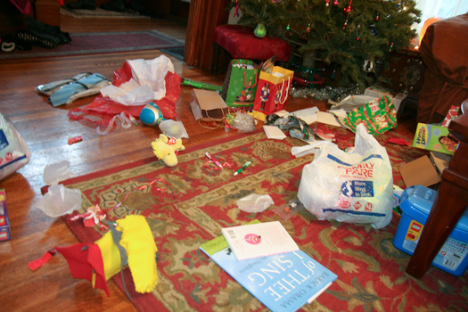 PHOTO: Soon, it'll all be over but the cleanup. The American Psychological Association says fatigue and stress are the top sources of negative feelings during the holidays. Photo credit: Steven Depolo/Flickr.