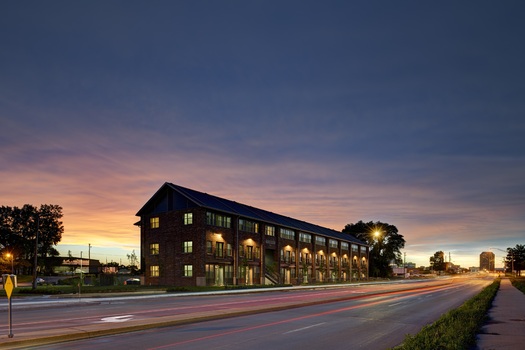 PHOTO: Among the winners of this year's Best Development Awards from 1000 Friends of Iowa is the Madison Flats apartment building in Des Moines. Photo courtesy: 1000 Friends of Iowa.