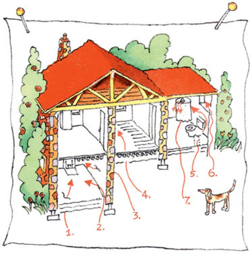 PHOTO: Radon gas can enter a home in multiple ways, including through cracks in the foundation. During Radon Action Month, Ohioans are encouraged to test their homes for the dangerous gas. Illustration courtesy of Environmental Protection Agency.