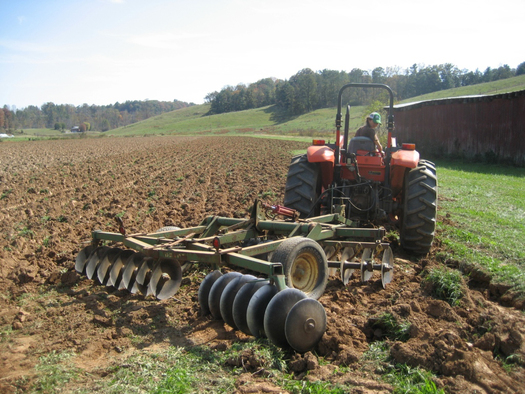 PHOTO: Ann Grier of Gaining Ground Farm farms land protected by agricultural conservation easement through the Southern Appalachian Highlands Conservancy. Photo courtesy of SAHC.