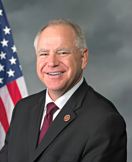 PHOTO: U.S. Rep. Tim Walz of Minnesota authored the Clay Hunt Suicide Prevention for American Veterans Act, with a goal of reducing the suicide rate among U.S. military veterans. Photo courtesy of Rep. Walz office.