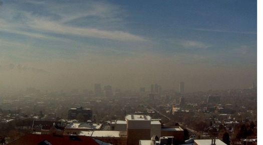 PHOTO: Air pollution that can affect Utah's economy and the health of its residents is one of the many issues state lawmakers will consider during the 2015 Legislative Session, now underway. Photo courtesy of Utah Department of Health.