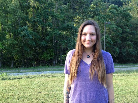 PHOTO: Harlan County native Kimberly Shepherd wants to stay and live in eastern Kentucky, but says transitioning the region to a new economy is crucial. She is one of the speakers during this year's I Love Mountains Day in Frankfort. Photo courtesy of Kentuckians for the Commonwealth.