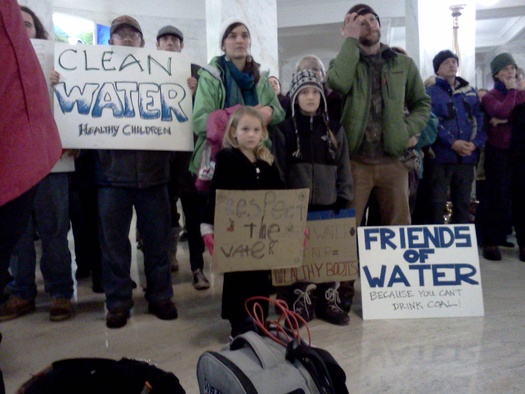 PHOTO: A law passed amidst protests at the state Capitol after last year's Freedom Industries chemical spill may be gutted by bills at this year's legislative session, according to observers. Photo by Dan Heyman